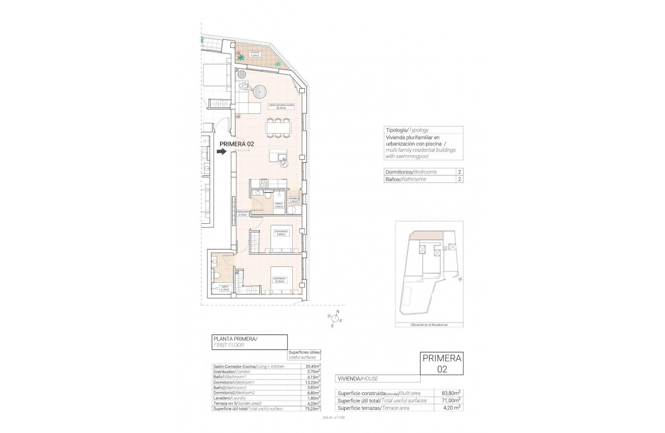 Nieuwbouw Woningen - Appartement / flat -
Hondón de las Nieves - Pueblo