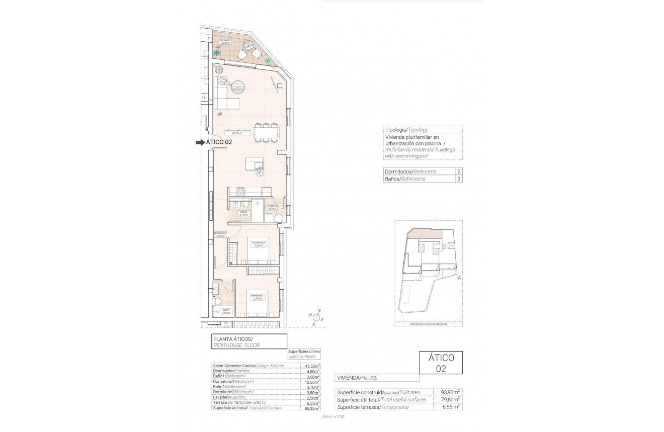 Nieuwbouw Woningen - Penthouse -
Hondón de las Nieves - Pueblo