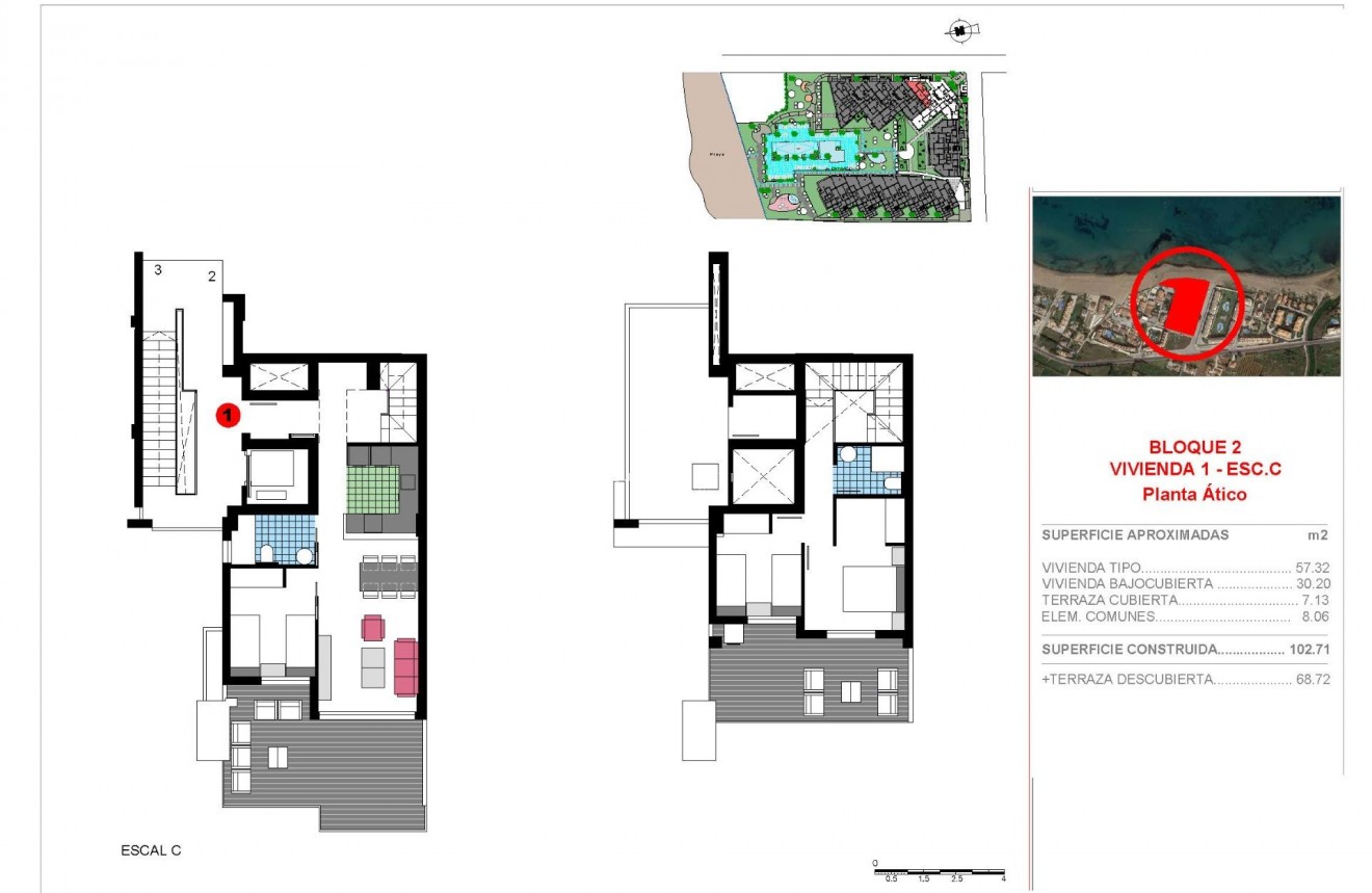 Nieuwbouw Woningen - duplex -
Denia - L´Estanyó (Marinas)
