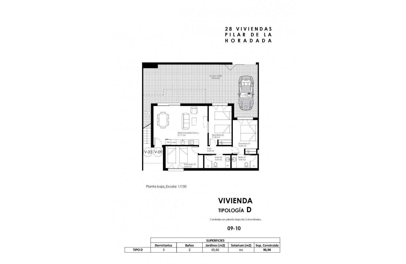 Nieuwbouw Woningen - Bungalow -
Pilar de la Horadada - pueblo