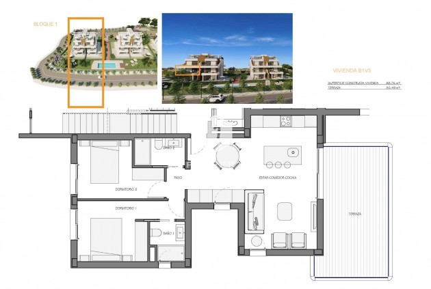 Nieuwbouw Woningen - Appartement / flat -
Fuente Álamo - Hacienda del Alamo
