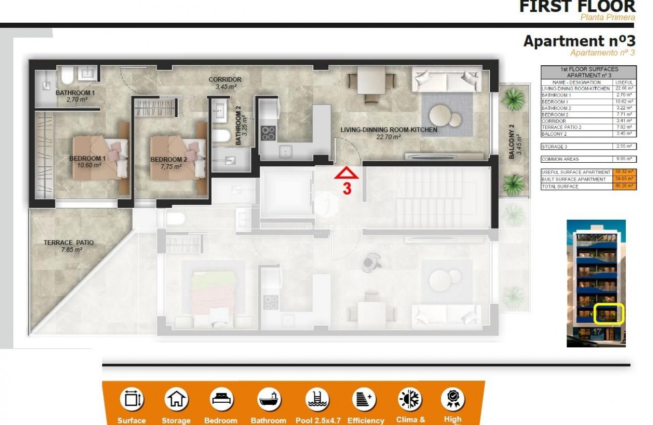 Nieuwbouw Woningen - Appartement / flat -
Torrevieja - Playa del Acequión