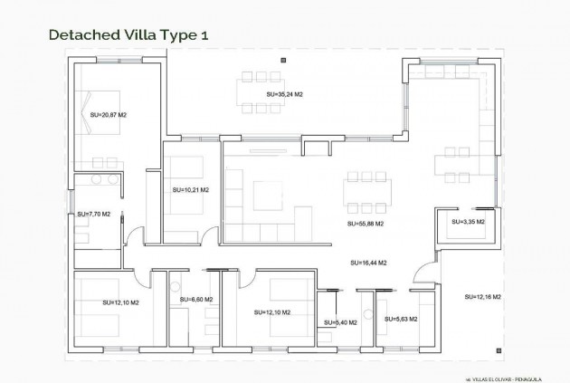 Nieuwbouw Woningen - Villa -
Penaguila - El Olivar