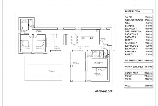 Nouvelle construction - Villa -
Pinoso - Lel