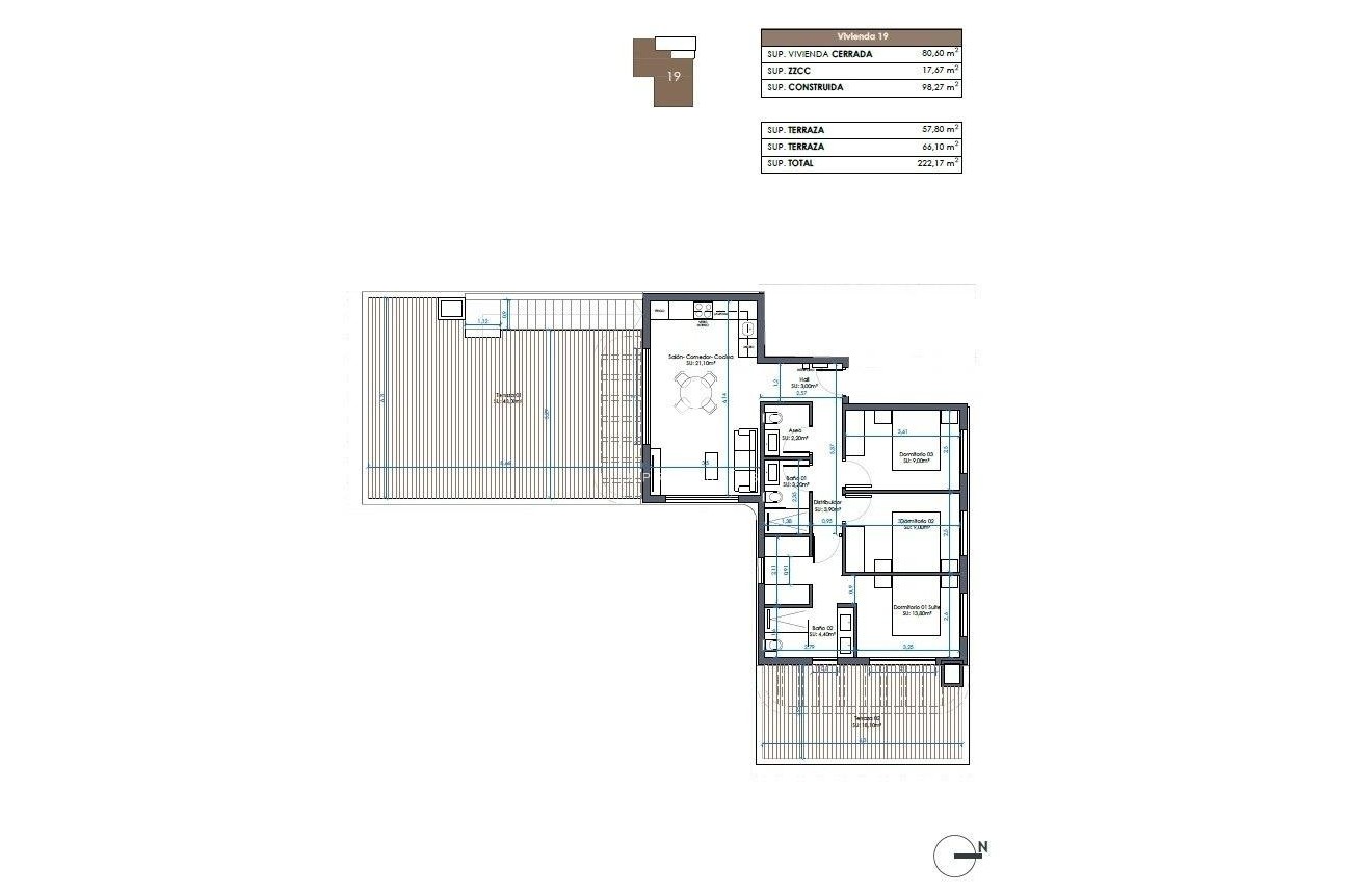 Obra nueva - Ático -
Guardamar del Segura - Camino del Puerto