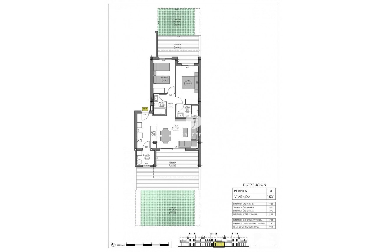 Nieuwbouw Woningen - Bungalow -
Algorfa - La finca golf