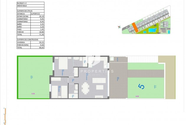 Nieuwbouw Woningen - Bungalow -
Pilar de la Horadada - pueblo