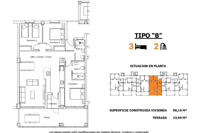 Nieuwbouw Woningen - Appartement / flat -
San Miguel de Salinas - Pueblo