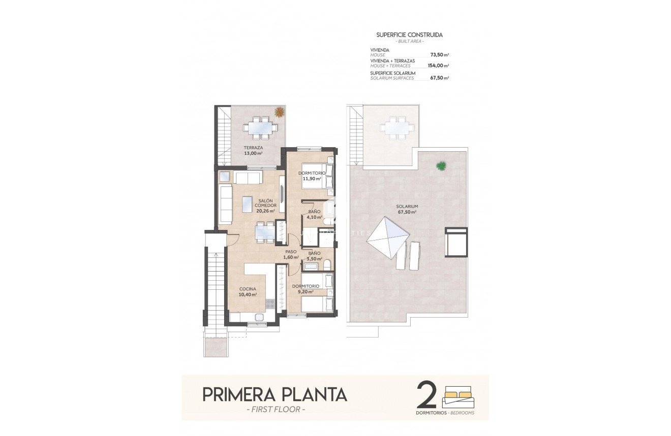 Nieuwbouw Woningen - Bungalow -
San Miguel de Salinas - La Cañada