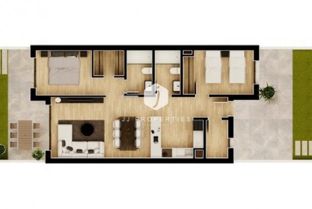 Obra nueva - Apartamento / piso -
Monforte del Cid - Alenda Golf