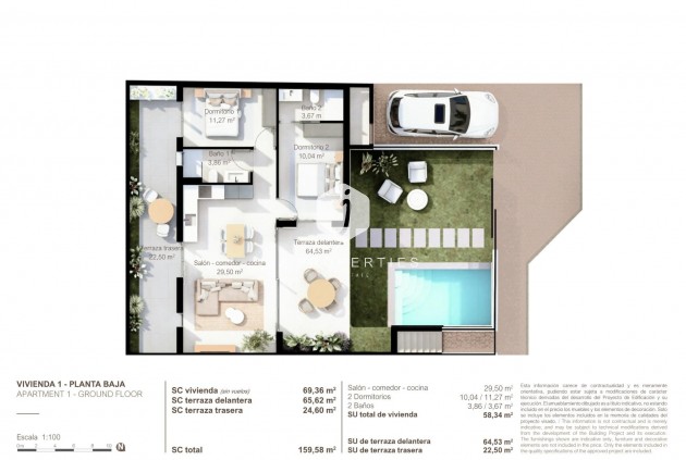 Nieuwbouw Woningen - Bungalow -
San Pedro del Pinatar - Lo Pagan
