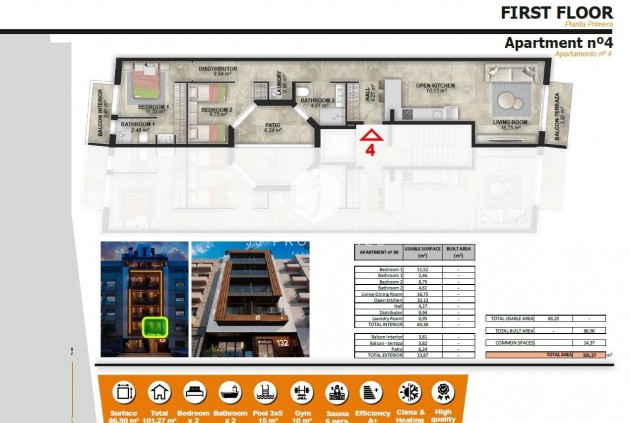 Nieuwbouw Woningen - Appartement / flat -
Torrevieja - Playa de El Cura