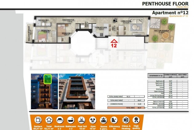 Nieuwbouw Woningen - Penthouse -
Torrevieja - Playa de El Cura