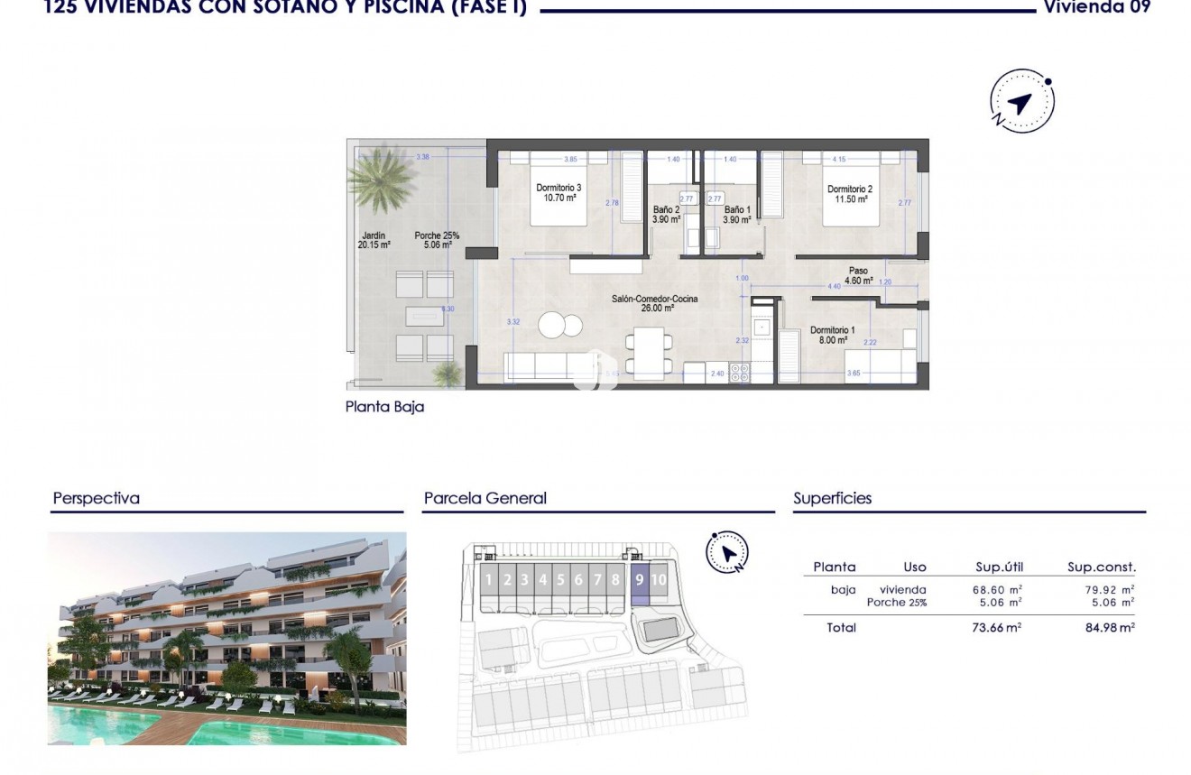 Nieuwbouw Woningen - Appartement / flat -
San Javier - Santiago De La Ribera