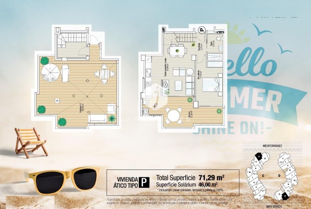 Nieuwbouw Woningen - Penthouse -
La Manga del Mar Menor - La Manga