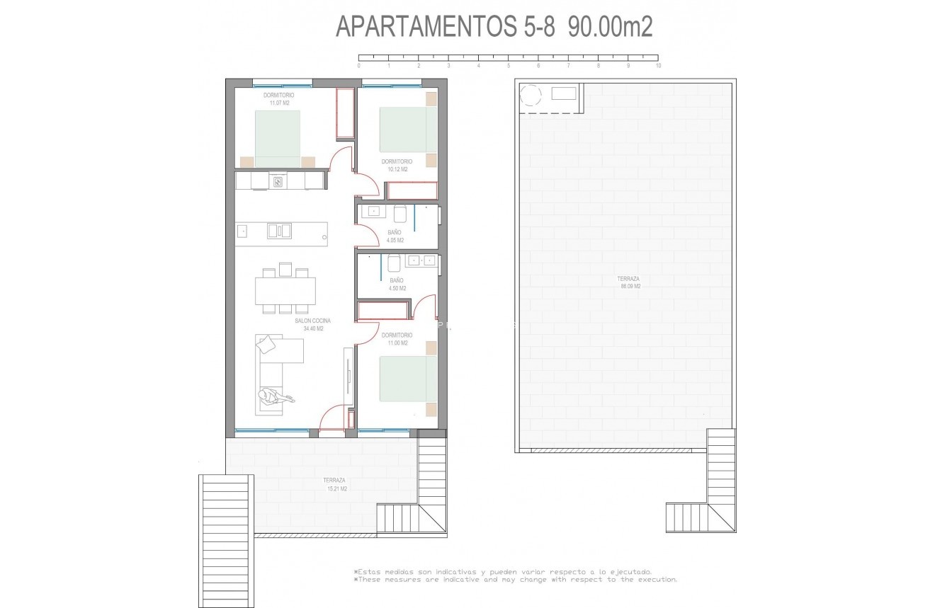 Nieuwbouw Woningen - Bungalow -
Pilar de la Horadada - Parque del Mediterraneo