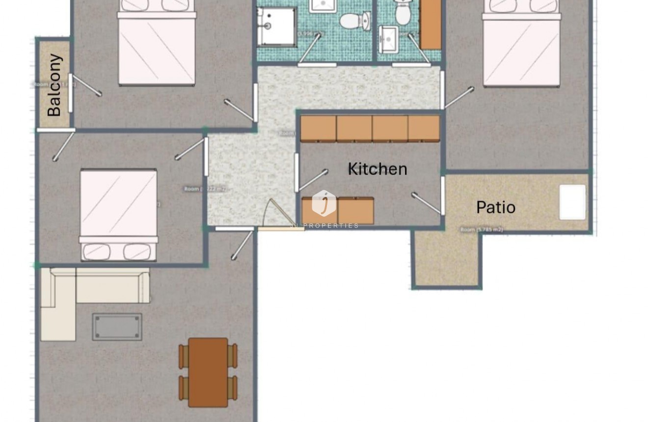 Tweedehands - Appartement / flat -
Torrevieja - Las Piscinas Naturales