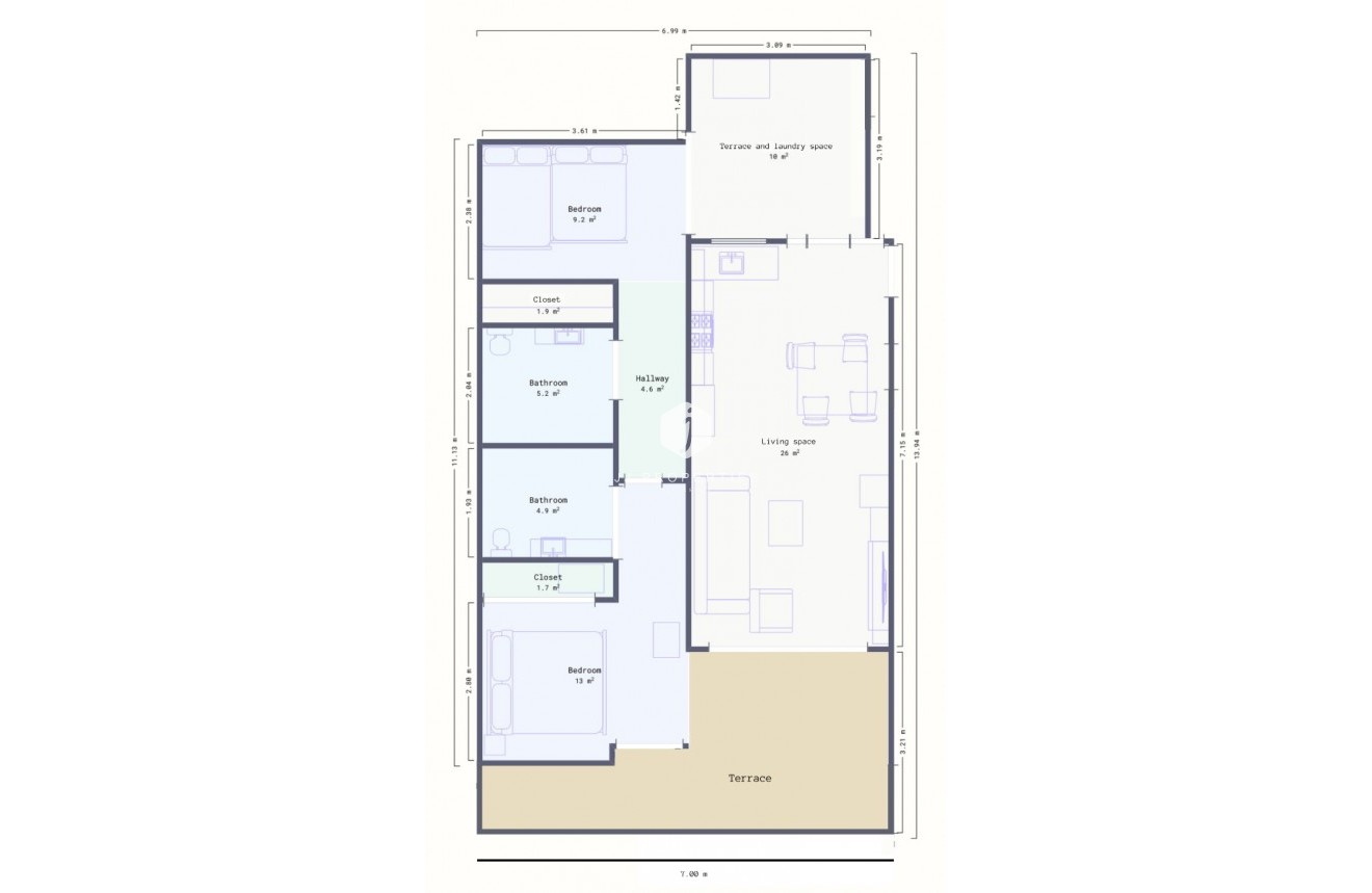 Segunda mano - Apartamento / piso -
Orihuela Costa - Costa Blanca
