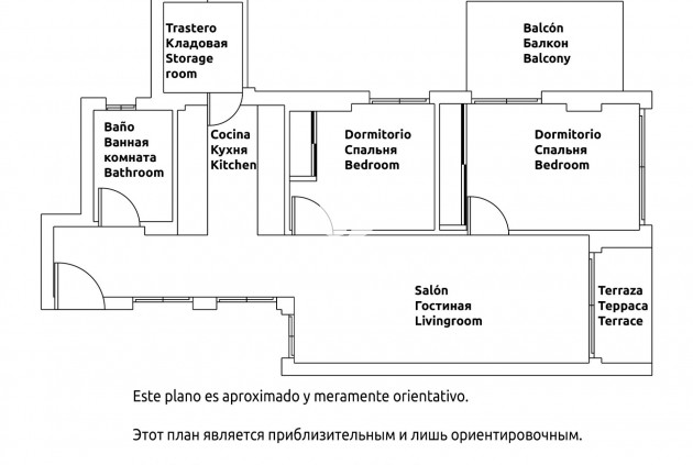 Tweedehands - Appartement / flat -
Torrevieja - Estacion de autobuses
