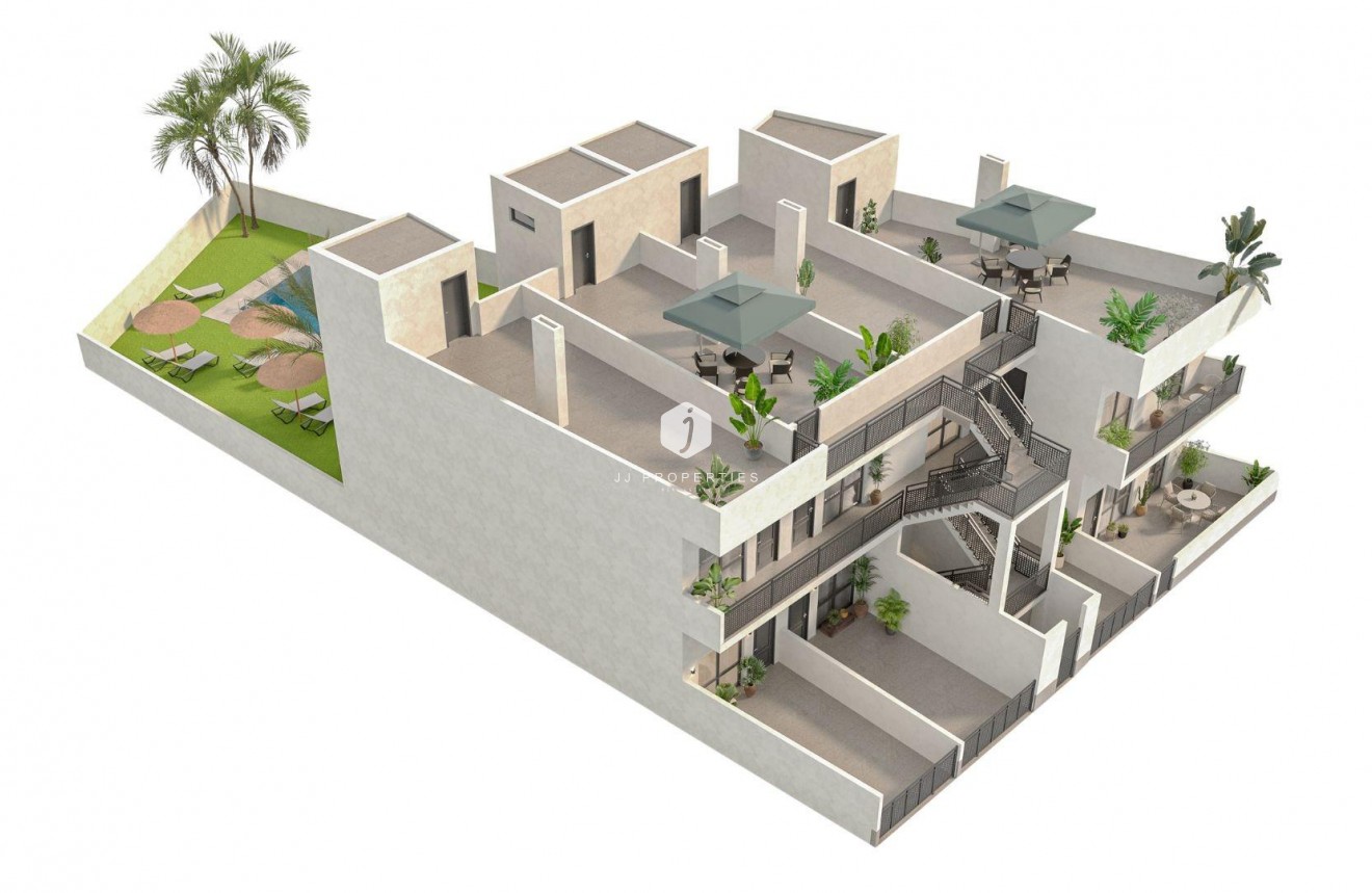 Nieuwbouw Woningen - Bungalow -
Hondón de las Nieves - La Canalosa