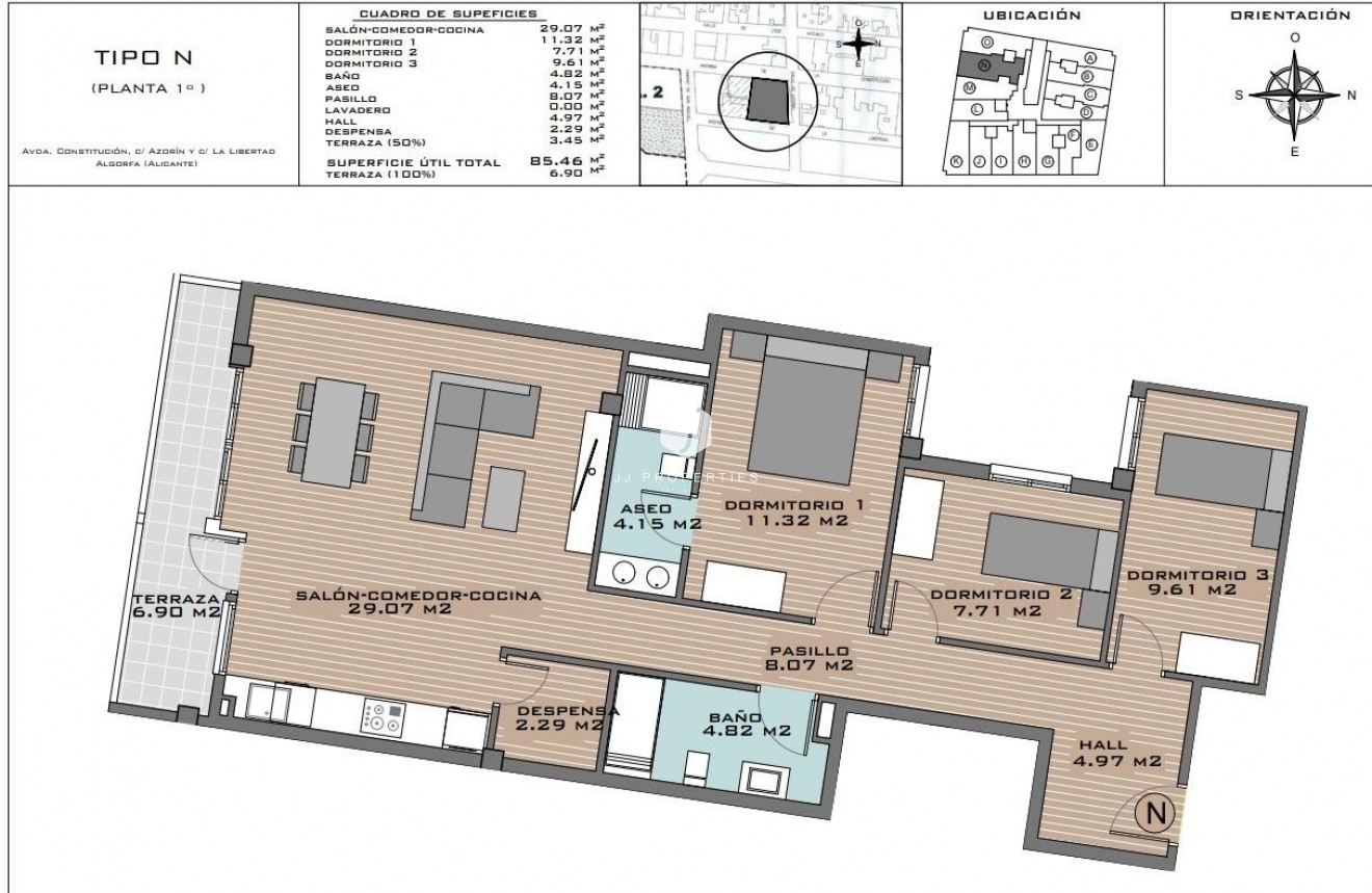 Nouvelle construction - Appartement -
Algorfa - Pueblo