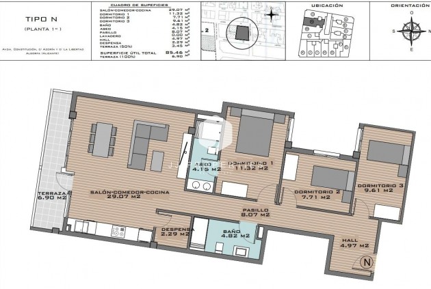 Nouvelle construction - Appartement -
Algorfa - Pueblo