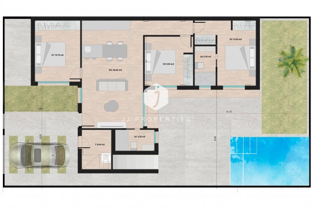 Nouvelle construction - Chalet -
Torre Pacheco - Roldán