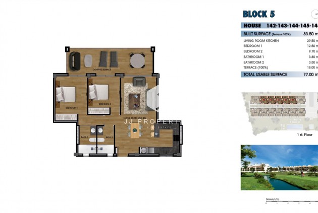 Obra nueva - Apartamento / piso -
Los Alcazares - La Serena Golf