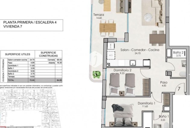Nouvelle construction - Appartement -
Santa Pola - Estacion de autobuses
