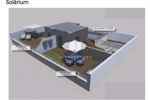 Nowy budynek - Daszek -
Torrevieja - Playa de El Cura