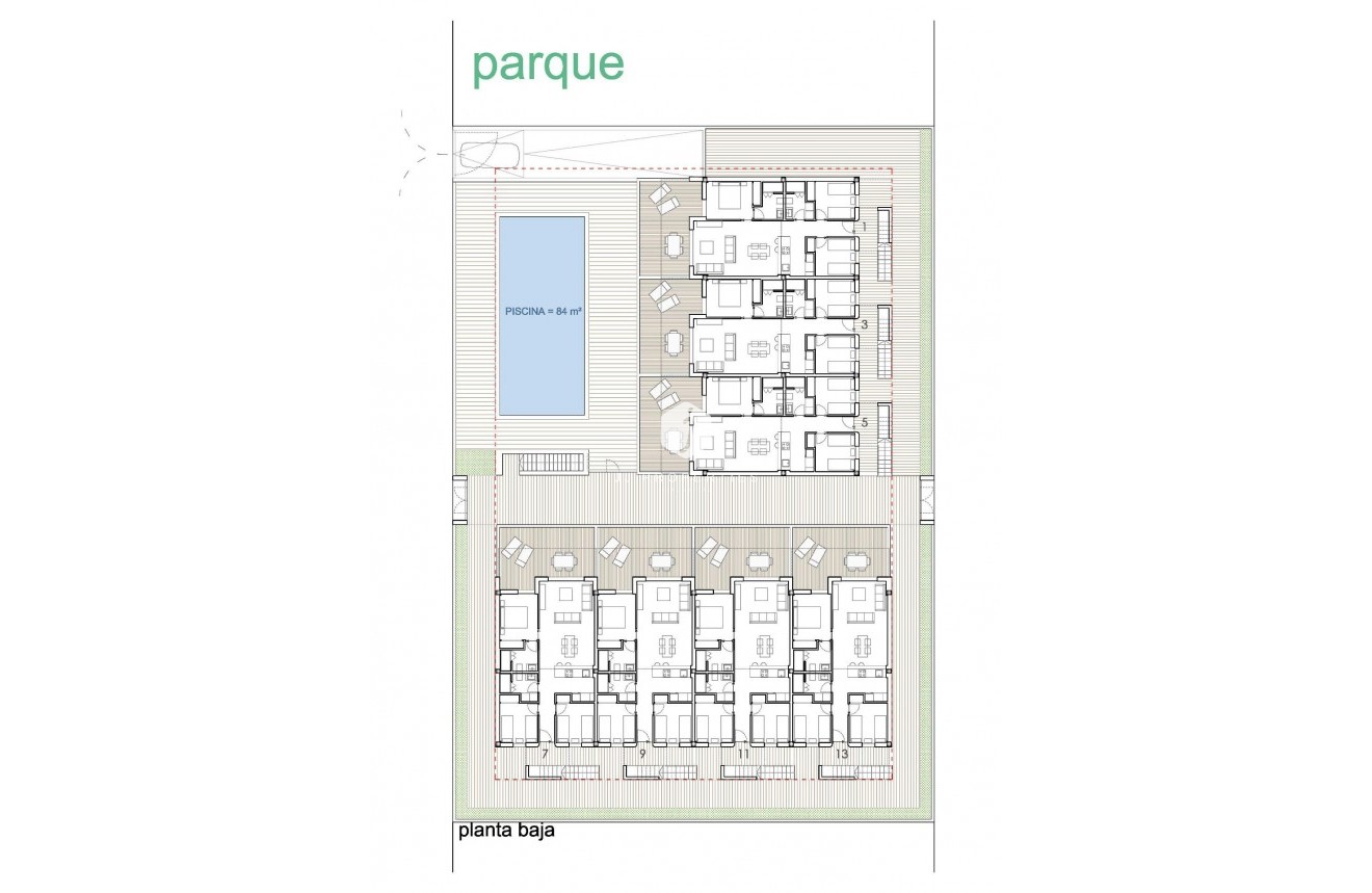 Nowy budynek - Bungalow -
Bigastro - Loma Alta