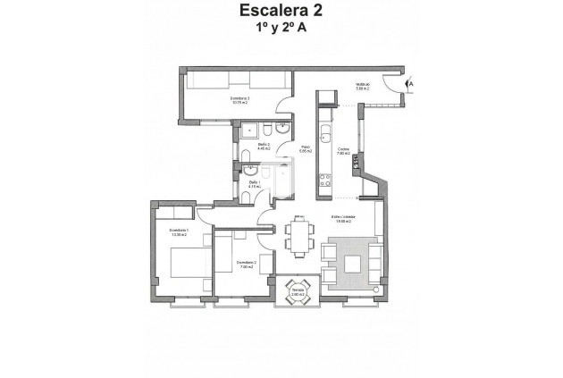 Nowy budynek - Mieszkanie w bloku -
Avileses - pueblo