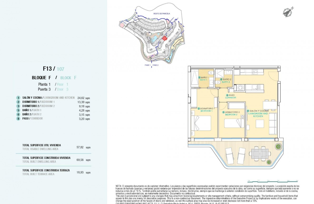 Nowy budynek - Mieszkanie w bloku -
Aguilas - Isla Del Fraile