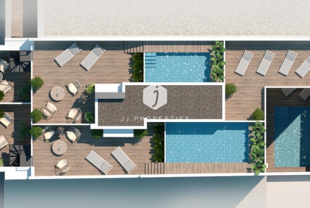 Neue Gebäude - Penthouse -
Torrevieja - Playa de El Cura