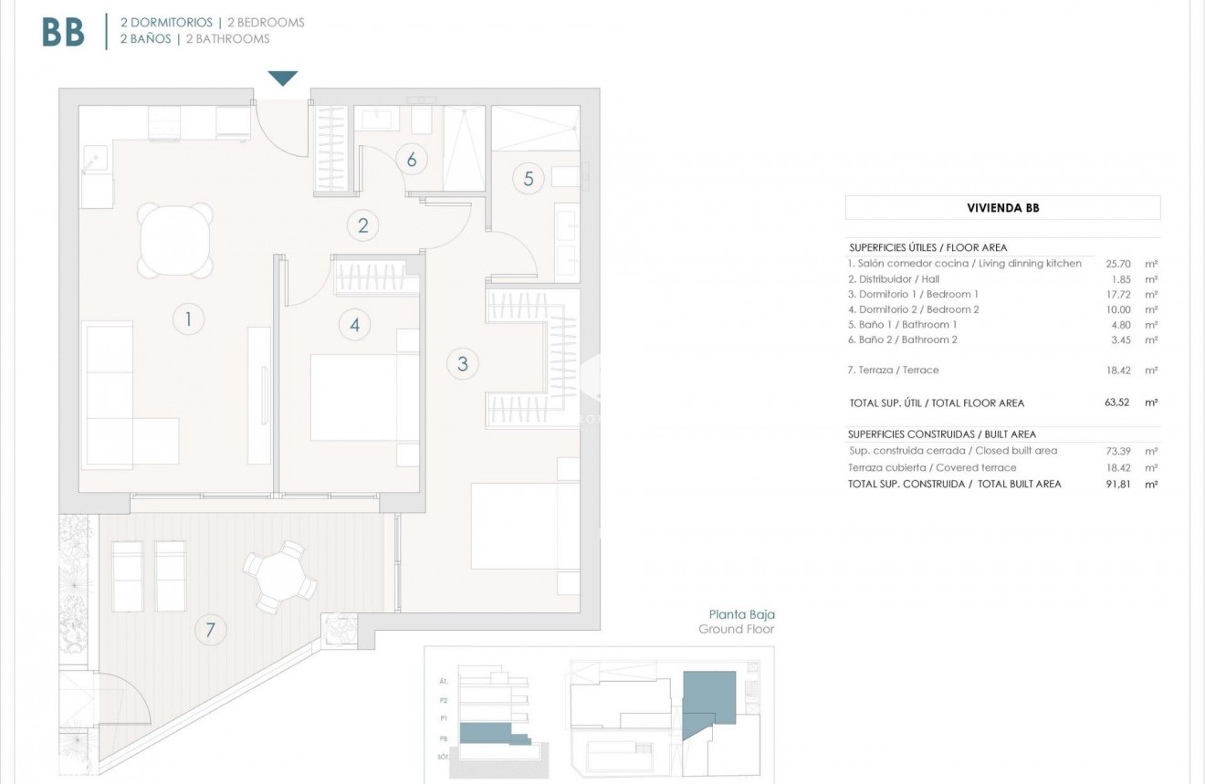 Nieuwbouw Woningen - Appartement / flat -
Benijofar - Pueblo