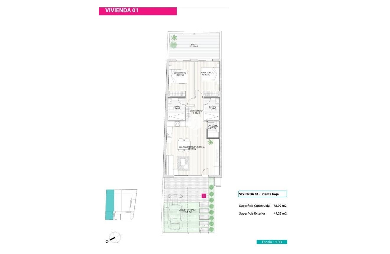 New Build - Bungalow -
San Pedro del Pinatar - Lo Pagan