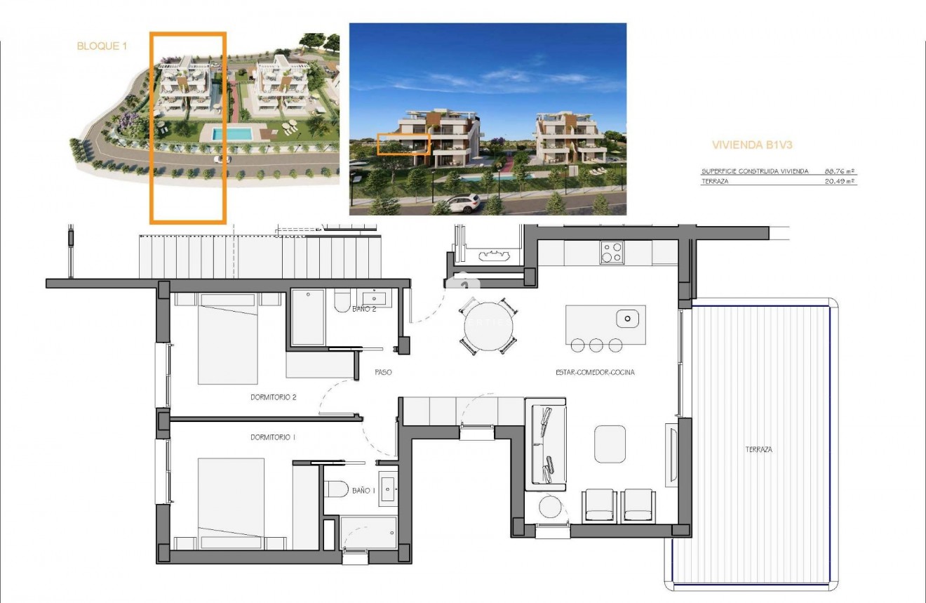 New Build - Apartment / flat -
Fuente Álamo - Hacienda del Alamo