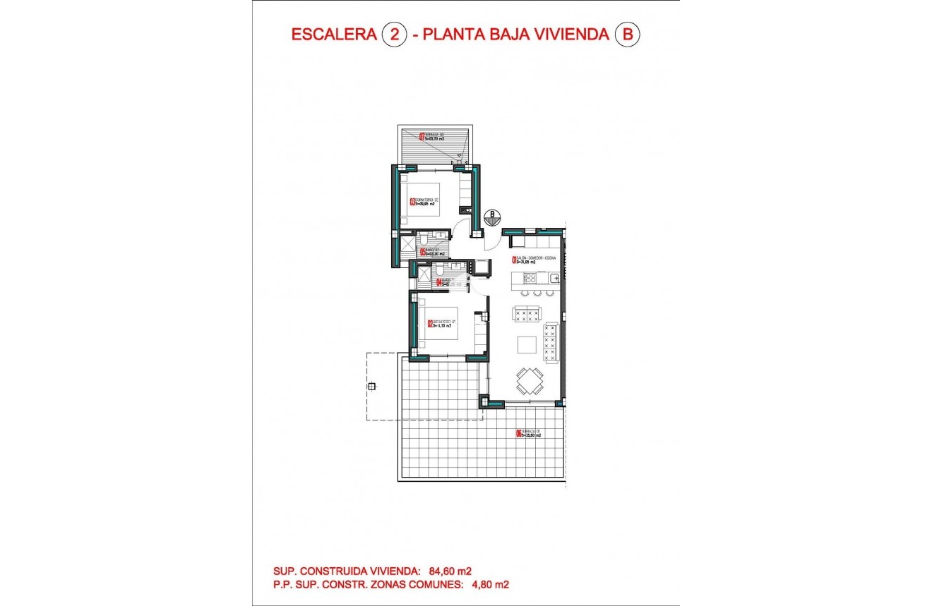 Nouvelle construction - Appartement -
Torrevieja - aguas nuevas