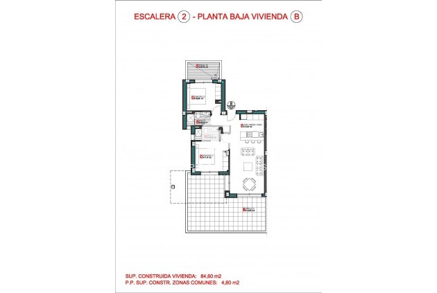 Nouvelle construction - Appartement -
Torrevieja - aguas nuevas