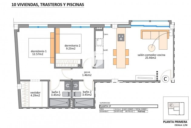 New Build - Apartment / flat -
San Pedro del Pinatar - Lo Pagan