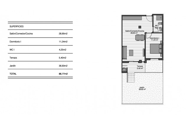 Aus zweiter Hand - Wohnung -
San Miguel de Salinas - Inland
