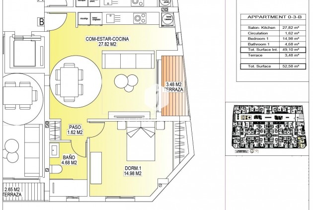 Nowy budynek - Mieszkanie w bloku -
San Miguel de Salinas - Pueblo