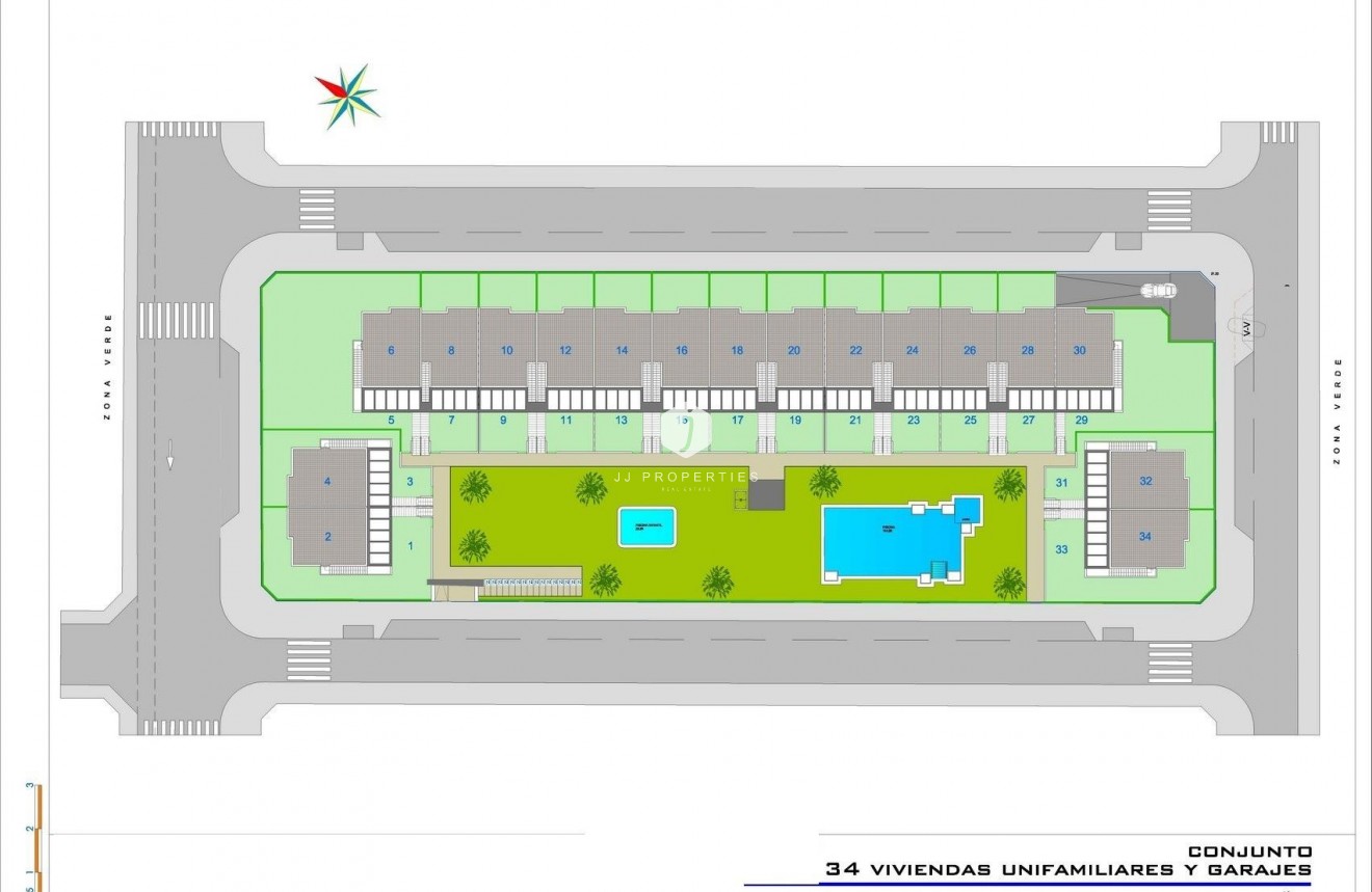 Nieuwbouw Woningen - Bungalow -
Pilar de la Horadada - pueblo