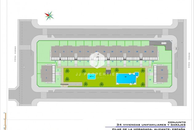 Nieuwbouw Woningen - Bungalow -
Pilar de la Horadada - pueblo