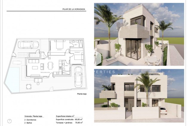 Obra nueva - Bungalow -
Pilar de la Horadada - pueblo