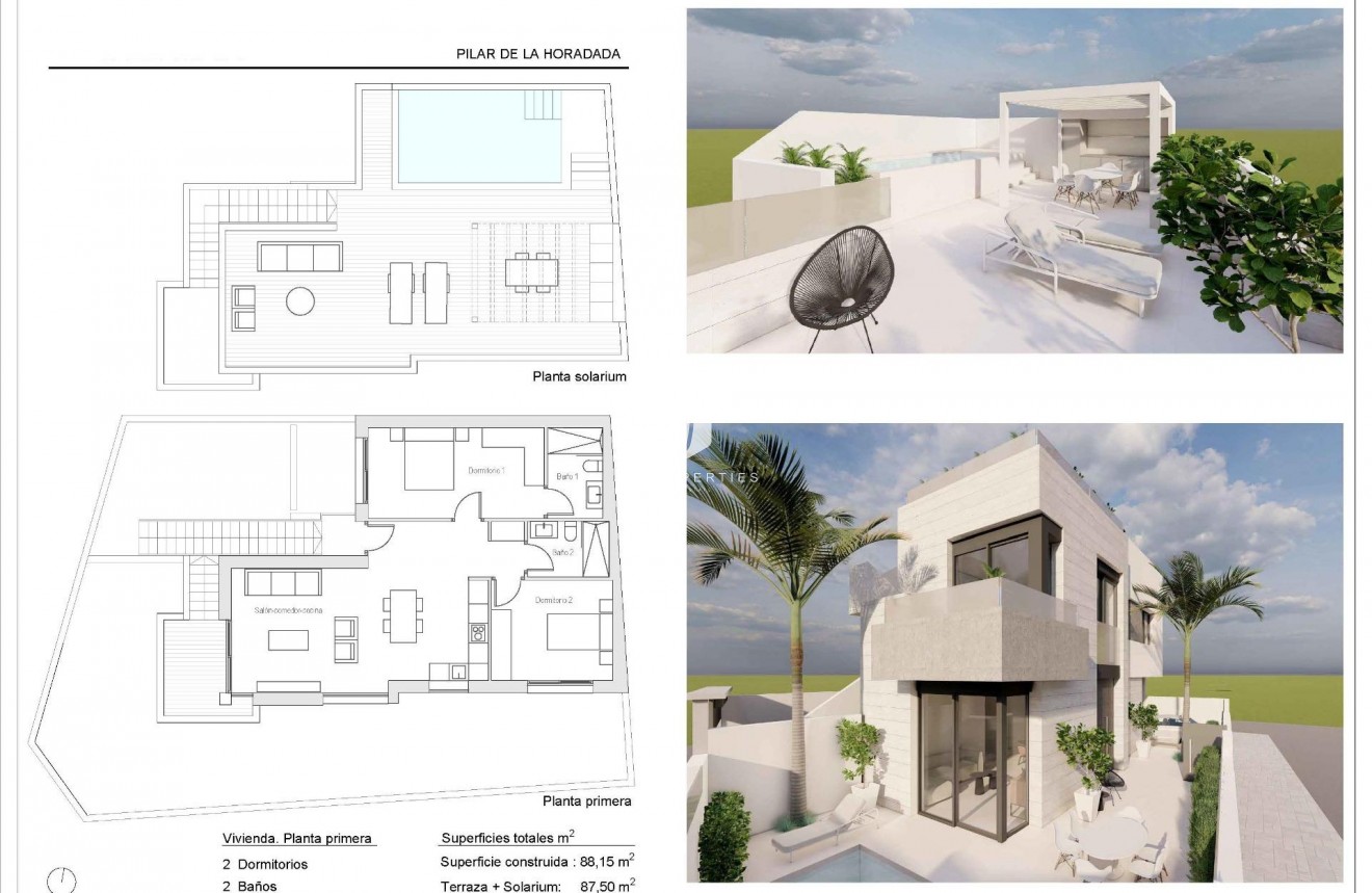 Obra nueva - Bungalow -
Pilar de la Horadada - pueblo