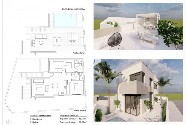 Obra nueva - Bungalow -
Pilar de la Horadada - pueblo