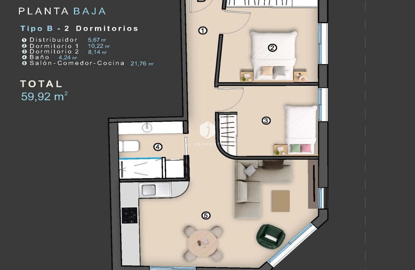 New Build - Apartment / flat -
Torrevieja - Centro