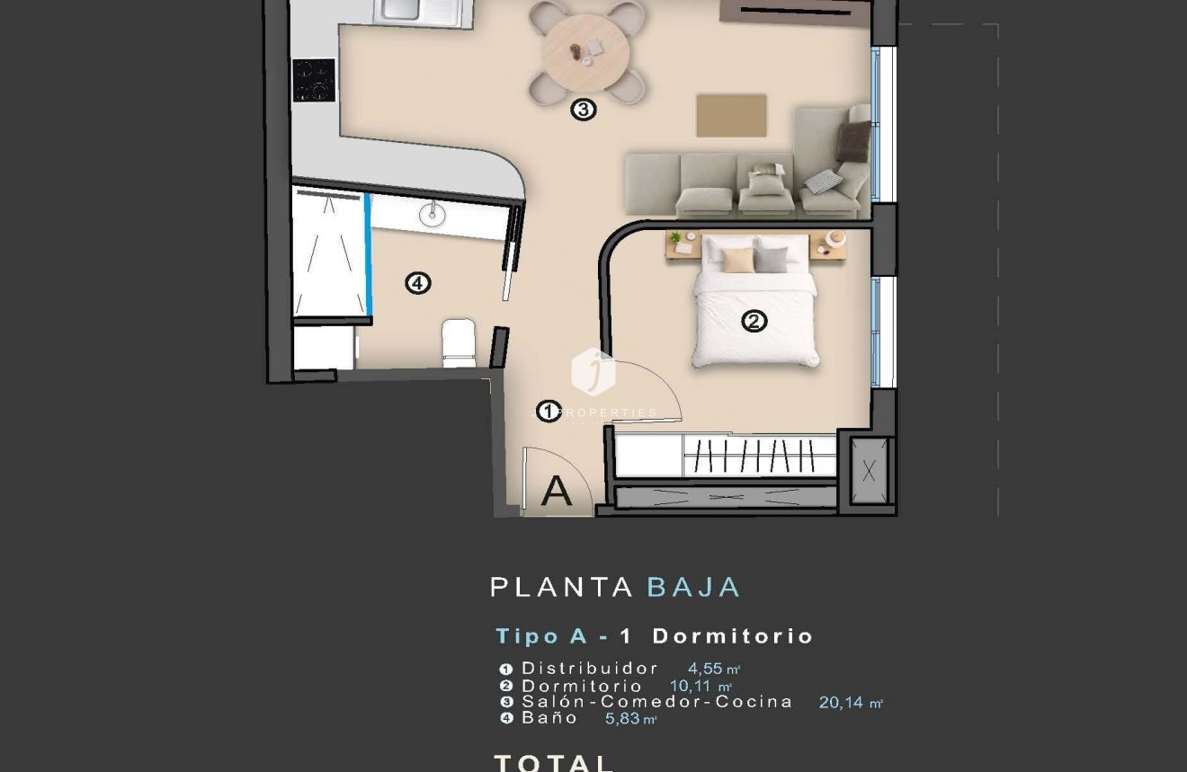 New Build - Apartment / flat -
Torrevieja - Centro