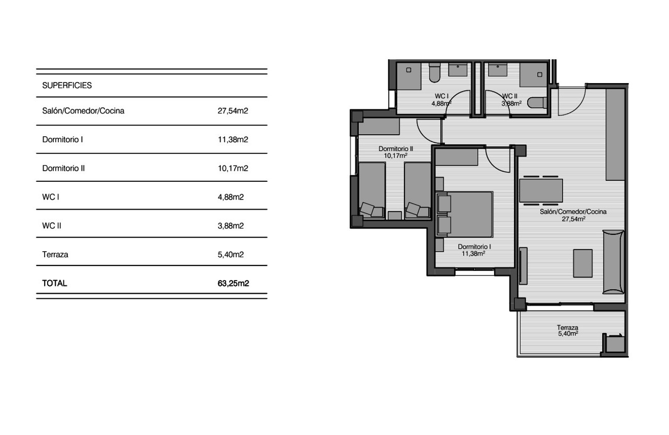 Segunda mano - Apartamento / piso -
San Miguel de Salinas - Inland